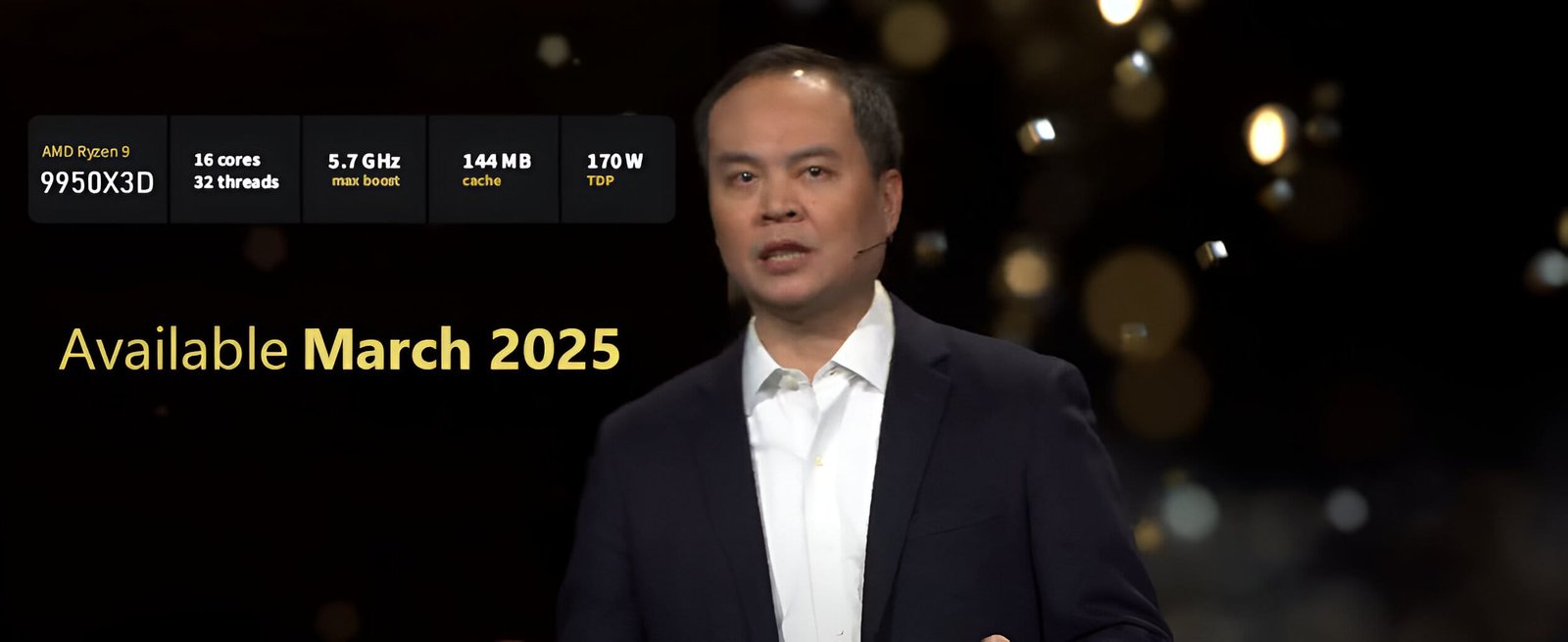 Next-Level Innovation AMD Reveals Ryzen 9 9950X3D Gaming Processors Explained Ryzen 9 9950X3D Available in March 2025