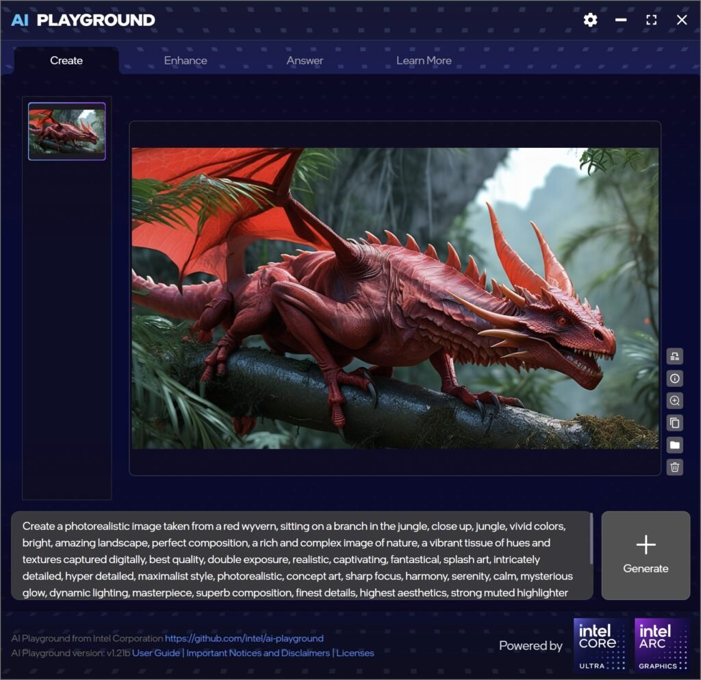 Open Source Breakthrough Intel Launches AI Playground Software