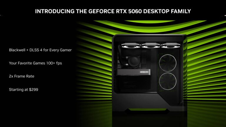 NVIDIA RTX 5060 Officially Launched Starting at Just $299