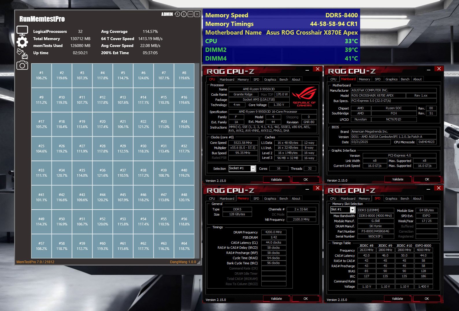 G.SKILL Unveils 128GB DDR5-8400 CL44 Memory Kit for High-Speed Performance