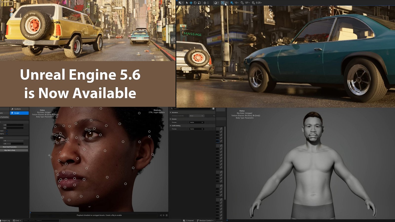 Unreal Engine 5.6 was Officially Released - performance, MetaHuman and Open world improvements