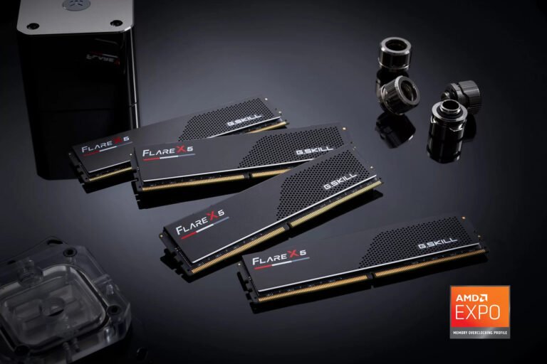 G.SKILL Launches High-Capacity DDR5 Memory Kits Up to 256GB at DDR5-6000
