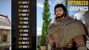 Crimson Desert PC Performance Test, 12 GPU Benchmark, Optimized Settings, DLSS DLAA and FSR Native AA