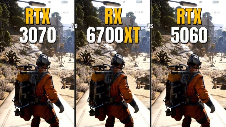 RTX 5060 vs RTX 3070 vs RX 6700 XT – Raw Performance Comparison Across 12 Popular Games in 2026