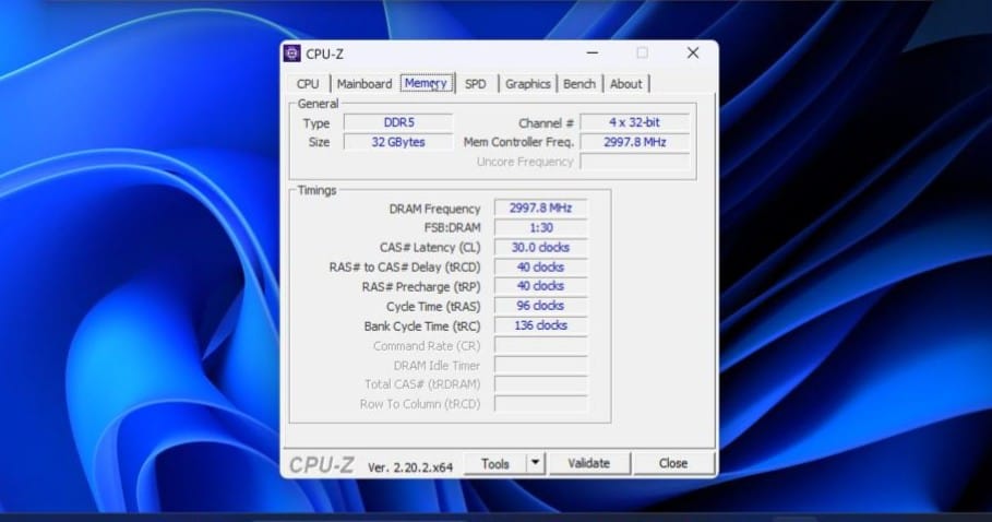 AMD Ryzen 7 7700x3D vs Ryzen 7 7800x3D: Which Should You Buy? Ryzen 7 7700X3D CPU-Z Memory