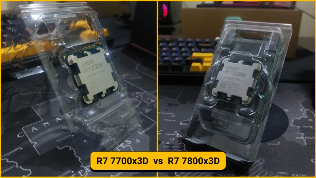 Ryzen 7 7700x3D vs Ryzen 7800x3D Comparison
